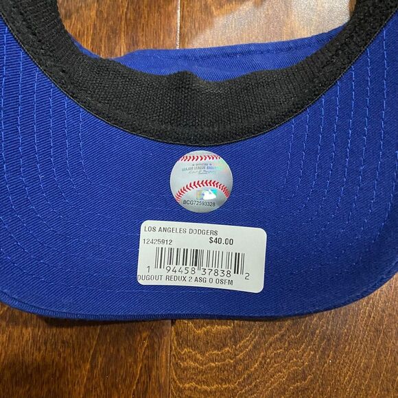 New Era Adjustable NWT MLB All Star Game 2022 LA Dodgers Visor Royal Blue - Picture 6 of 6